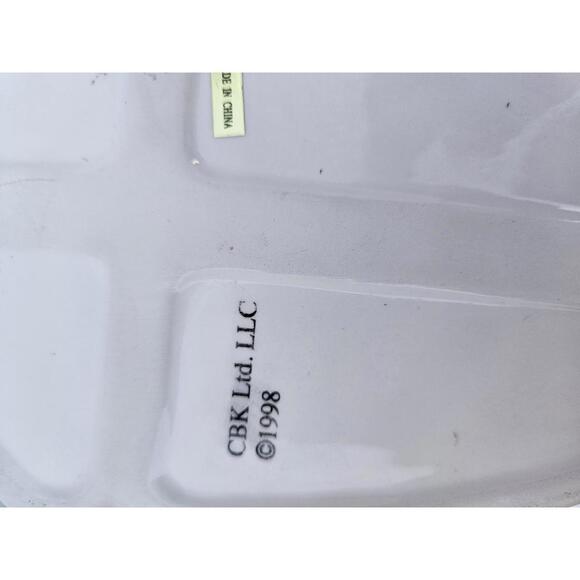 Hand-Painted CBK Wall Pockets Set of 3 Floral Ceramic Vases Vintage 1998 - Picture 6 of 9